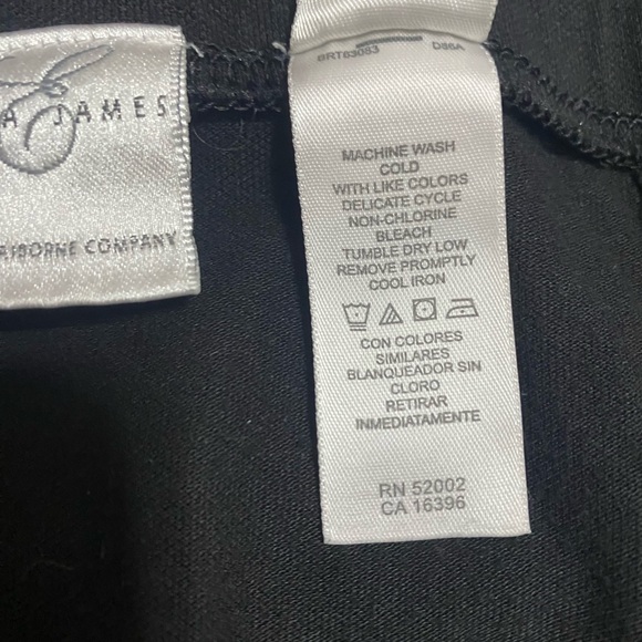 Straight Fit Floral Print Midi Skirt White on Black Modest Girly Fit - Picture 4 of 5